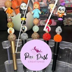 Cartoon character focal writing pens